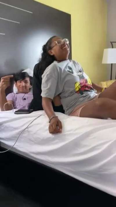 Put my sister in a chokehold
