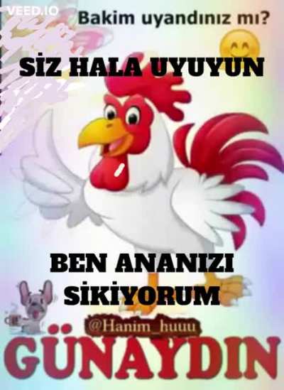 G&uuml;naydın 😊🥰