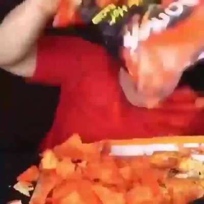 Is this what a psychopath is but what a waste of food