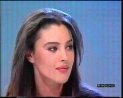 Monica Bellucci in her 20s