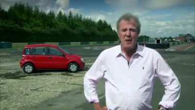 Jeremy throws a car on James May&rsquo;s Fiat panda