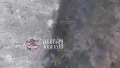 Drones drop bombs on Russian