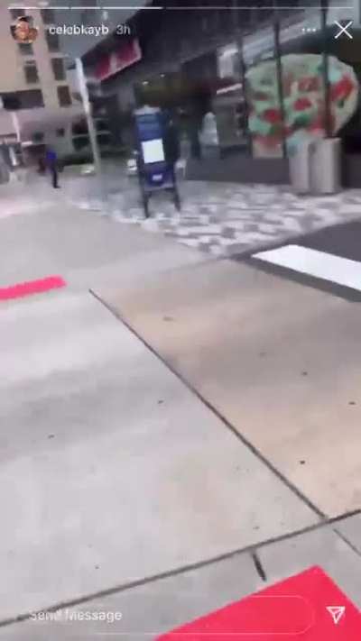 Crackhead attacks college students