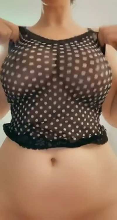My boobs look the size of torpedos from this angle - Cum love them with me (?)