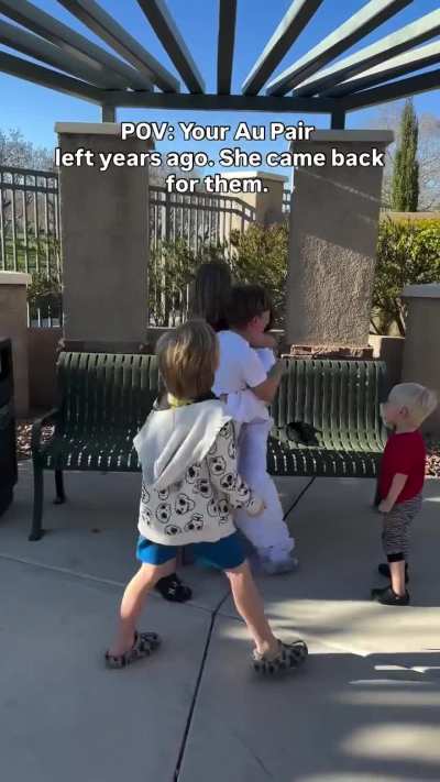 The look on their faces when they heard her voice.