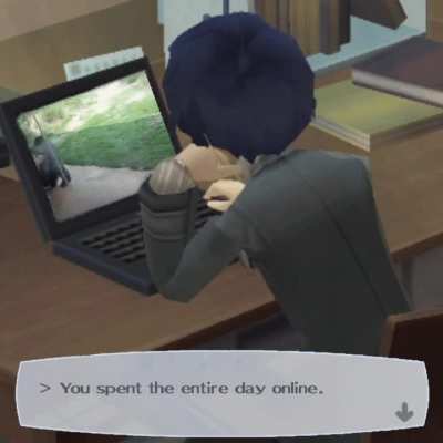 &amp;gt;You spent the entire day online... again.