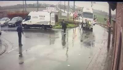 Accident in Ardooie today