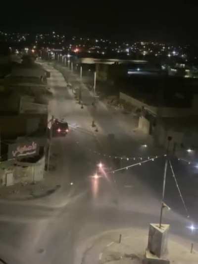 Unique combat footage, IDF forces on the way out of Jenin, is ambushed by militants on motorcycles, proceeds to run them over. Tonight.