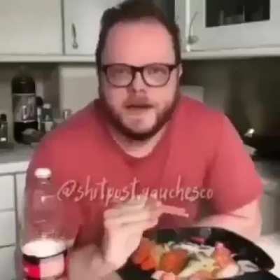 Vegano ficou triste, com esse v&iacute;deo