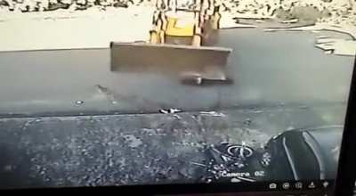 Revenge of the excavator guy.