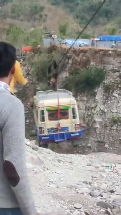 Bus bridge in Nepal