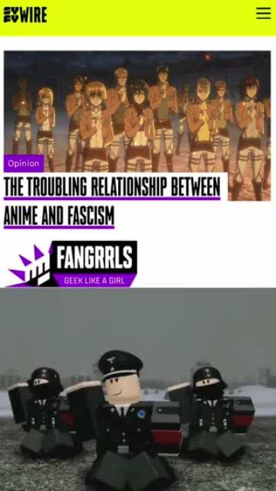 WEEBS WERE NAZIS ALL ALONG!!!