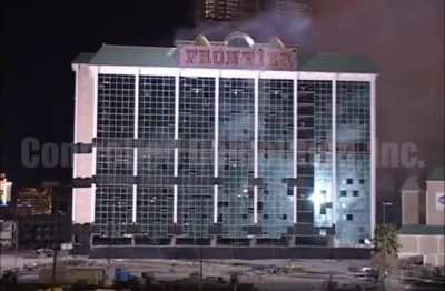 Demolition of the Frontier Hotel, Las  Vegas