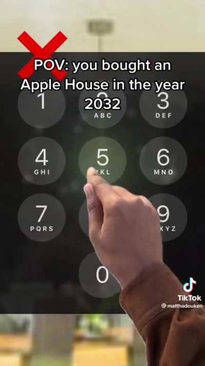 Who else cant wait to get an Apple House?
