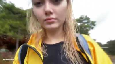 Russian streamer flashes her nipple
