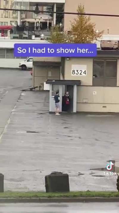 Tiktok lifter blames security guard for being a Karen for not letting him lift on a private parking spot. Then follows her and takes his shirt off to flex infront of her. People are commenting about how miserable the life of the security woman must be and