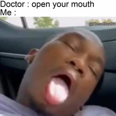 DOCTOR: OPEN YOUR MOUTH ME: LAMBORGIHINI PARKED OUTSIDE PURPLE LIKE LEAN (CARTI FAN &amp;gt; MOMENT)
