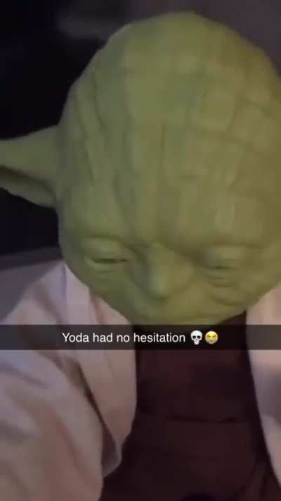 he chose the dark side.