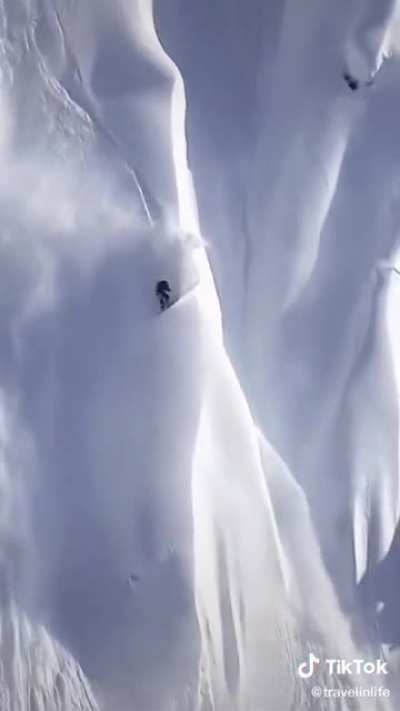 That&rsquo;s serious vertical descent