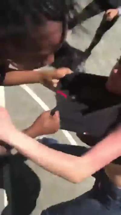 Girls Settling Beef