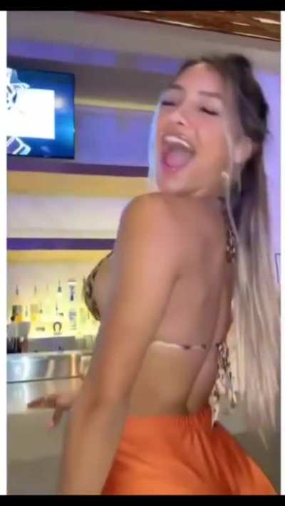 At the club