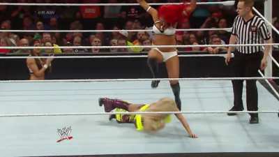 Eva Marie making Summer Rae look like a fool