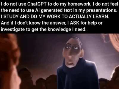 "Just use ChatGPT-" I ASKED YOU, NOT THE CLANKER!!!