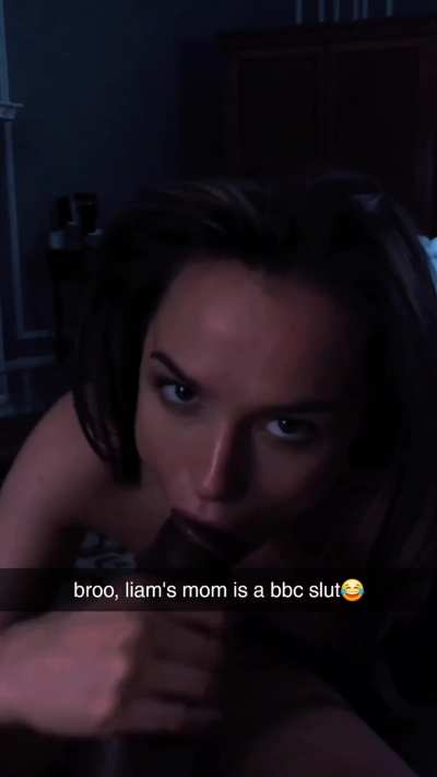 Mommy loves black bully’s big cock 