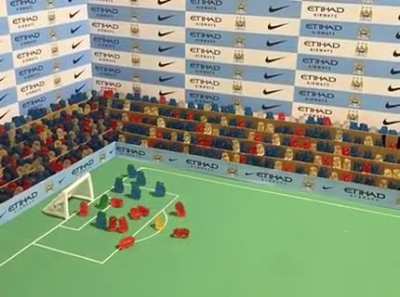 My friend re-created Aguero&rsquo;s goal vs QPR.. with gummy bears. Enjoy 🤣 (IG: max_martine)
