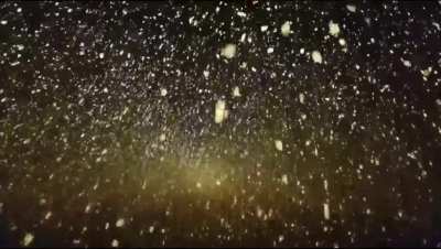 Hauntingly Beautiful Snow at Sea