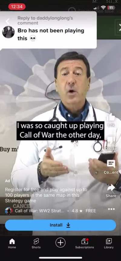 I refuse to believe they hired this man to say that, and still posted the ad