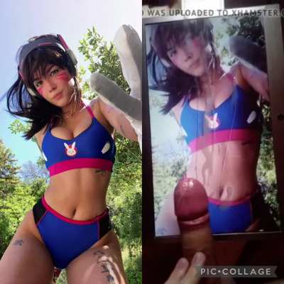 Iamhalsey D.va Cosplay 🤤