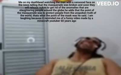 thats what the point of the mask is