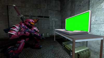 Random Green Screen Effect
