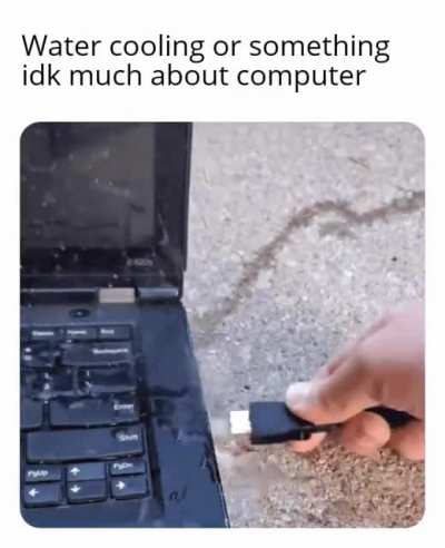 Water Cooling my laptop after running simulations