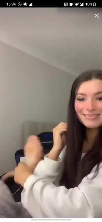 Tickling feet live