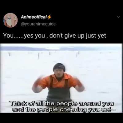Easily on the top 10 most inspiring anime moments... have a great day y'all :-)