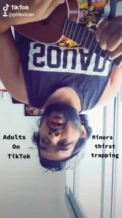 Ban creepy adults from Tik Tok