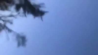 Ukrainian POW getting executed after he was castrated by RU army