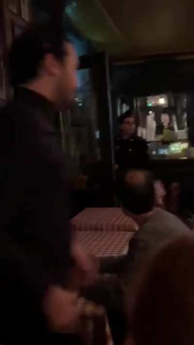 Walking into a cafe dressed as a nazi.