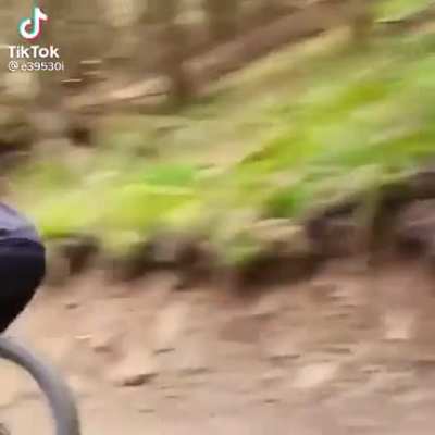 Losing Control On A Mountain Bike