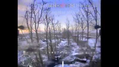 FPV drone annihilated a soldier.