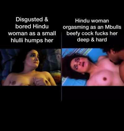 [REPOST] Diff b/w small hindu lulli & beefy cut dick