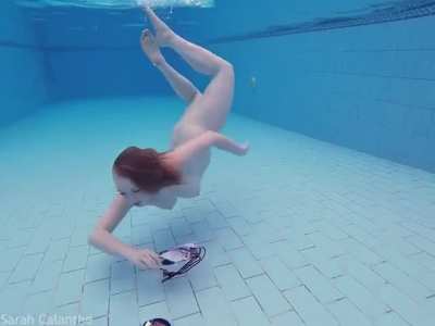 Underwater Masturbating