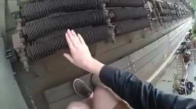 How stupid can you be to even contemplate touching that?
