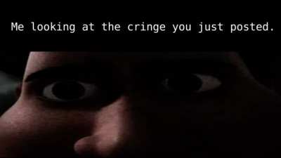 Titan stare reaction meme