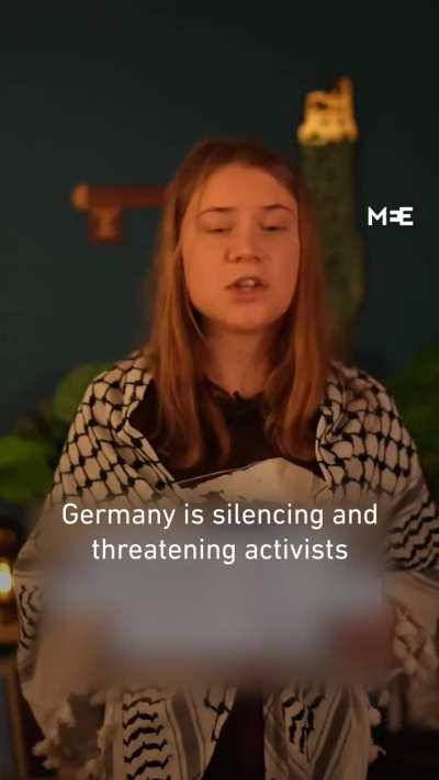 Greta Thunberg criticised Germany&rsquo;s &ldquo;silencing&rdquo; and &ldquo;threatening&rdquo; of pro-Palestine activists in a video message she shared on Wednesday. This comes after a solidarity encampment in Dortmund where Thunberg was invited to speak was shut down by German polic