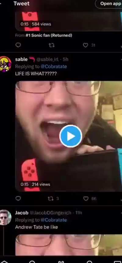 Life is like what?