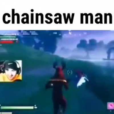 I like the part where he turns into a chainsaw