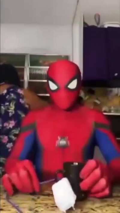 Spiderman you dumbass